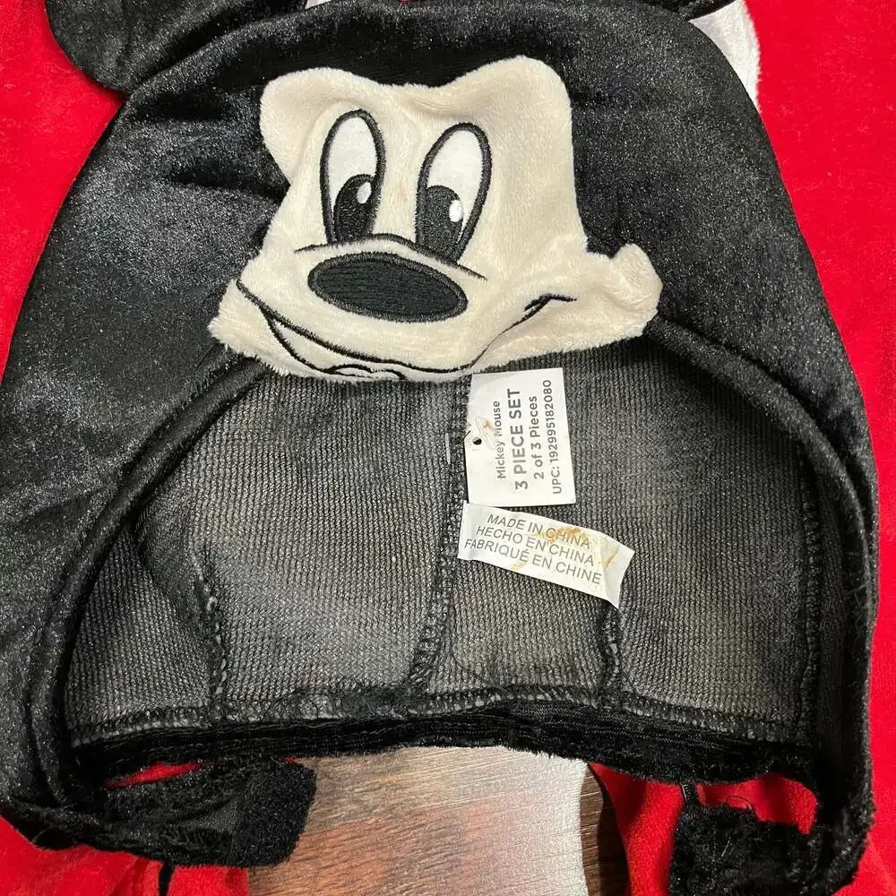 Disney Store Mickey Mouse Plush Costume Baby Toddler 6-12 Months Halloween - Picture 4 of 4